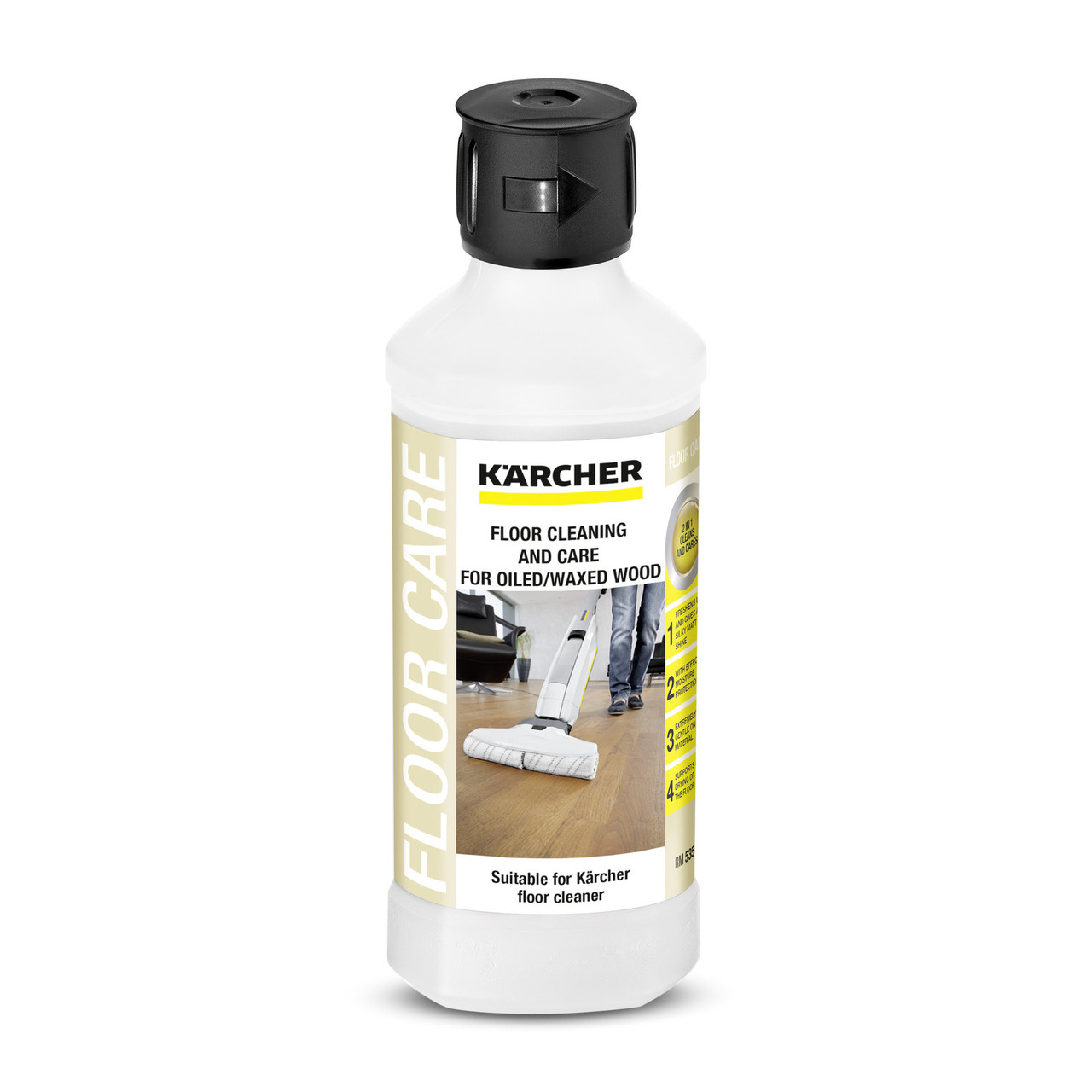 Karcher Засіб миючий RM 535 для догляду за вощеними дерев'яними підлогами, 500мл Baumar - Доступно Кожному