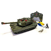 Танк “M1 Abrams” на радіокеруванні "TK Group", гусеничний хід, світло, звук, акум. 4,8 V, пульт 2,4 G, в кор 38*15*21см (41963), фото 4