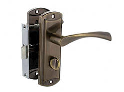 Комплект ручок з клямкою Бронза BK 15-180-003 АВ (бронза) ТМ FZB