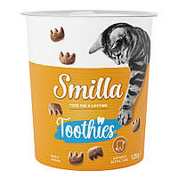 Зубные лакомства для кошек Smilla Toothies 125 гр 4062911016507