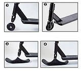 Самокат【2в1】Снігокат із лижами Scale Sports Adrenaline Синій, фото 4