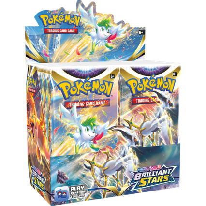 Колекційний набір Набір карток бустерів Pokemon TCG: Brilliant Stars Booster Box