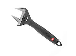 Ключ розвідний 200мм, обрезинен.рукоятка,розлучення губок38мм,Cr-V ТМ INTERTOOL