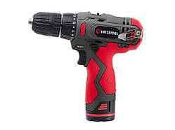 Дриль-шурупокрут акумуляторний 12В, 30Нм 1.3Аг DT-0310 ТМ INTERTOOL Solmir