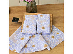 Рушник 33*75 лляний Ромашки ТМ ПЛАТКИ-ОПТ