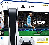 Консоль Sony PlayStation 5 Blu-ray 825GB (9424390) White + Игра EA Sports Fifa 24