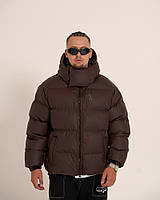 Зимова чоловіча куртка OgonPushka Homie 3.0 коричнева / Зимняя мужская куртка OgonPushka Homie 3.0 коричневая