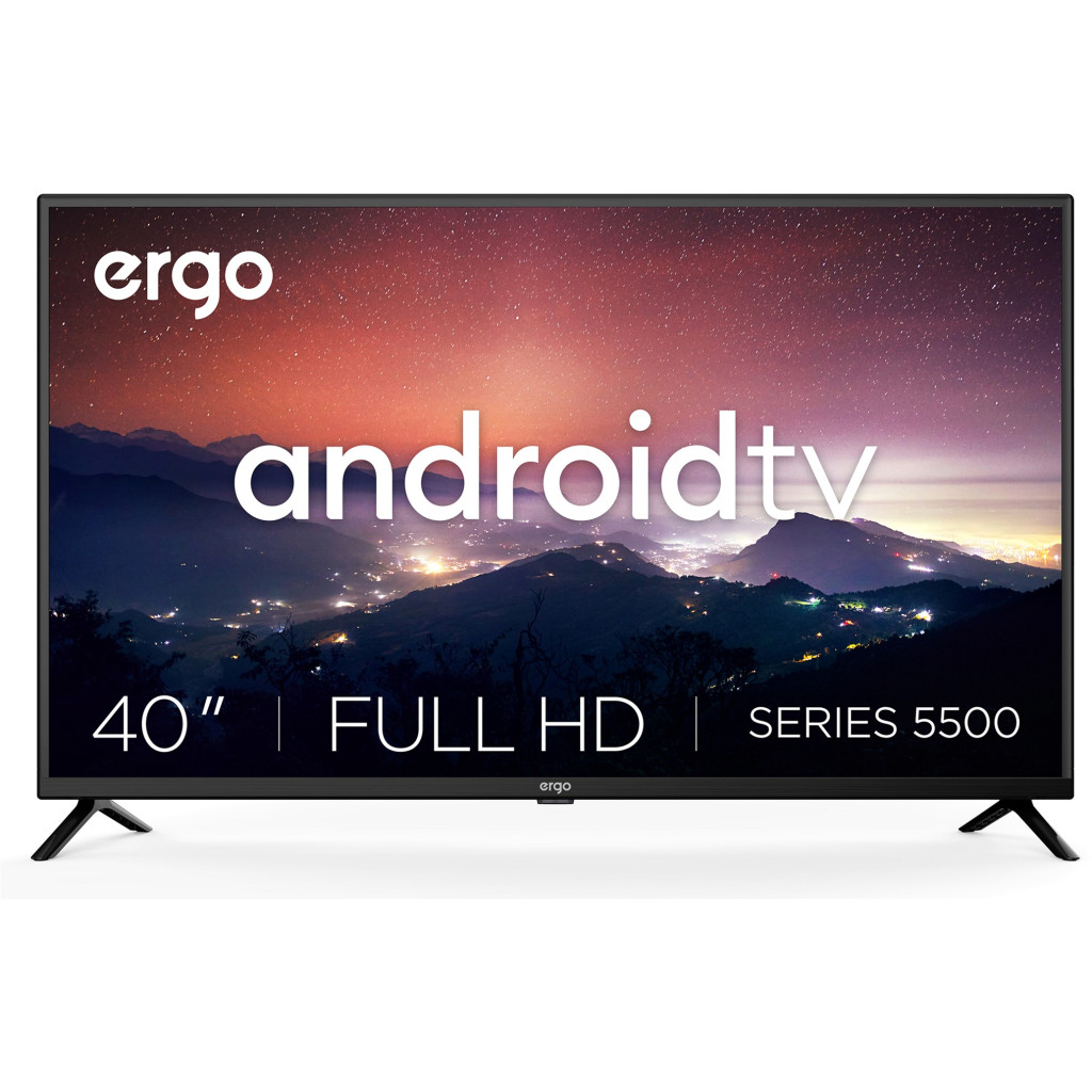 LED Телевізор 40" Ergo 40GFS5500 Black