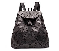 Женский городской рюкзак с клапаном геометрический Бао Бао Алмаз Бронзовый Черный