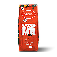 Кава в зернах Gemini ESPRESSO EXTRA CREMA 1 кг.(90/10)