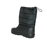 Дутики чорні сноубутси гумові чоботи ЕВА розмір 32, фото 4