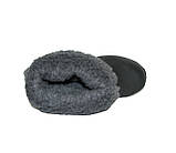 Дитячі дутики сноубутси чорні пінка гумові чоботи розмір 32, фото 6