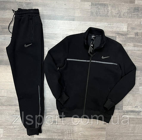 Зимовий чоловічий спортивний костюм Nike без капюшона Туреччина, фото 1