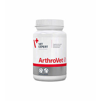 VetExpert ArthroVet Харчова добавка для підтримки здоров'я хрящів та суглобів у кішок та собак 90 т