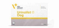 VetExpert UrinoVet Dog Харчова добавка для підтримки сечовидільної функції у собак 30 таб