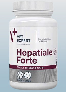 VetExpert Hepatiale Forte Пищевая добавка для поддержки и защиты функций печени у кошек и собак малых пород40к - фото 2 - id-p1991441845