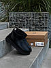 Зимові Жіночі Черевики UGG Classic Ultra Mini Black Leather / УГГ Класік Ультра Міні Лезер Чорні, фото 10