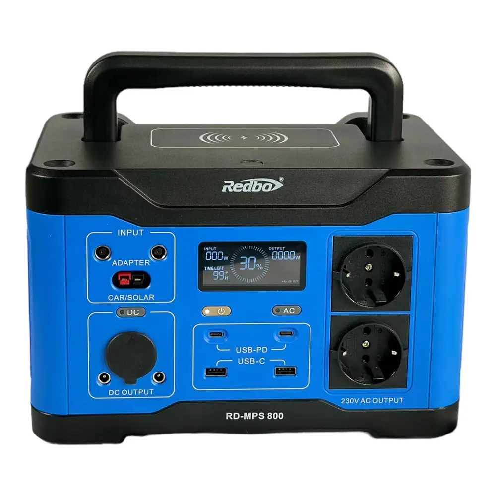Потужна портативна зарядна станція REDBO Portable Power Station 800W : RD-MPS800W, USBx2, 300 Вт