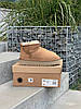 Зимові Жіночі Черевики UGG Classic Ultra Mini Platform Beige / УГГ Класик Ультра Міні Платформа Бежеві, фото 9