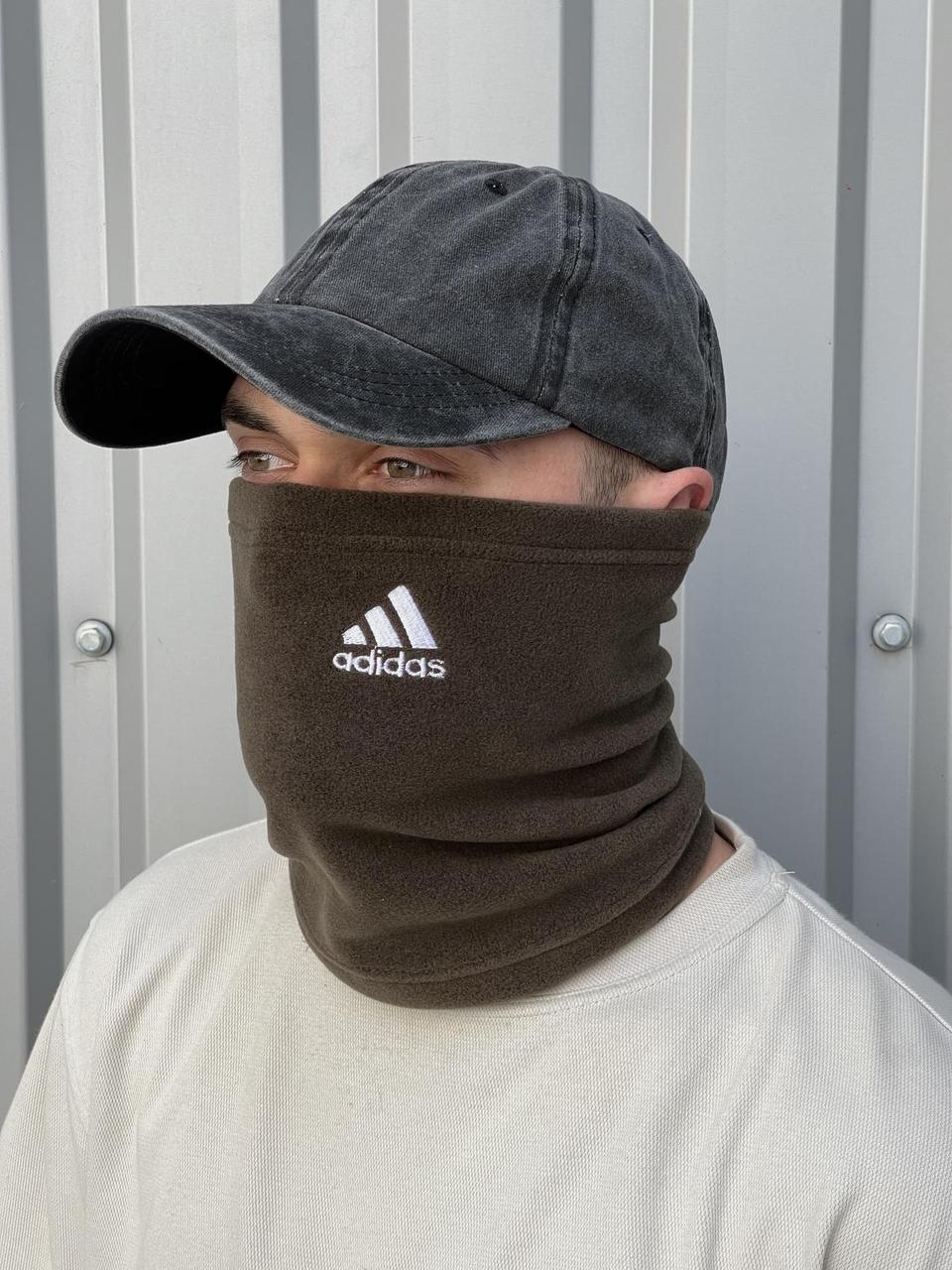 Баф флісовий хакі Adidas