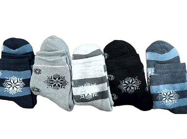 Шкарпетки жіночі махрові мікс арт. CРG-3 р.23-25 12пар ТМ Золотий клєвєр FG