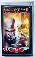 God of War: Chains of Olympus Platinum, Б/У, английская версия - UMD-диск для PSP