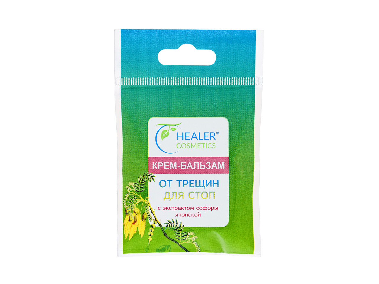 Крем-Бальзам Від Тріщин Для Стоп (З Екстрактом Софори Японської) Healer cosmetics, 10 г