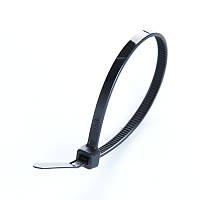 Стяжки кабельные нейлоновые 3,6x300 черные (пач 100 шт.) (хомуты пластиковые) APRO