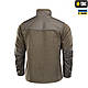 Тактична флісова кофта M-Tac Alpha microfleece GEN.II DARK OLIVE зимова військова фліска армійська куртка - фото 3 - id-p1991493634