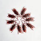 Набір пластикових тарганів на Хелловін, 6 см, фото 2