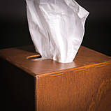 Дерев'яний диспенсер для серветок. Серветниця квадратна, ручної роботи., фото 5