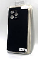 Чехол для телефона Xiaomi Redmi 12 Silicon Original FULL №1 black (4you)