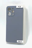 Чехол для телефона Xiaomi Redmi 12 Silicon Original FULL №12 Charcoal grey (4you)