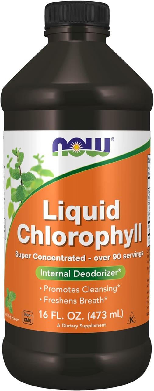 Now Foods Liquid Chlorophyll 473 ml смак м'яти