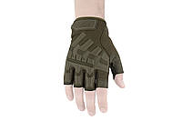 2E Tactical Перчатки тактические, беспалые, XL, зелёные Baumar - Доступно Каждому