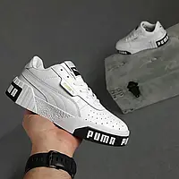 Женские кроссовки PUMA Cali, белые с черным 38