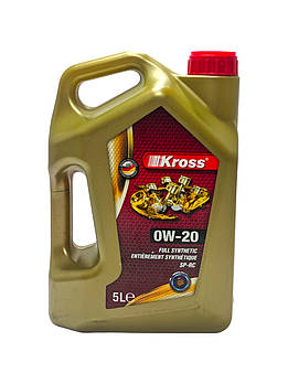 Олива моторна синтетика 0W20 (5 л) Kross FULL SYNTHETIC