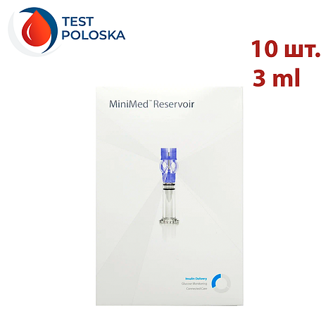 Резервуари для інсулінової помпи Medtronic 3 мл MMT-332A, 10 шт., фото 2