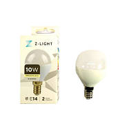 Z-LIGHT LED Лампа "шарик" G45 ZL 14510144 10w 4000k E14