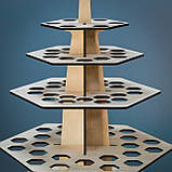 Торговий 5-ярусний стенд для бомбочок для ванн. Підставка для бомбочок., фото 3