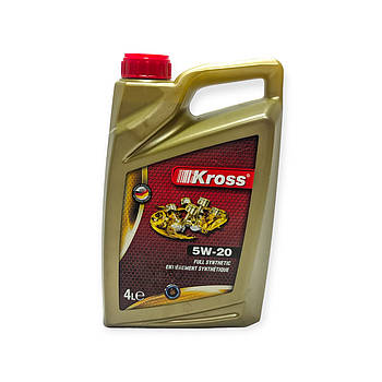 Олива моторна синтетика 5W20 (4 л) Kross FULL SYNTHETIC