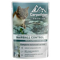 Carpathian Pet Food (Карпатиан Пет Фуд) Cat Hairbal Duck пауч для кошек вывод шерсти утка в желе 100г*24шт.