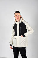 Чоловіча куртка демісезонна, колір білий
