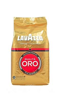 Кава в зернах Lavazza  Qualita Oro Italy 1 кг. (оригінал)