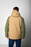 Чоловіча куртка демісезонна, колір кави з хакі The North Face, фото 3