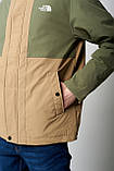 Чоловіча куртка демісезонна, колір кави з хакі The North Face, фото 4