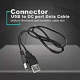 Перетворювач підвищувальний для роутера кабель USB 5 В 12 В 5,5x2,1 кабель для роутера модему від Powerbank, фото 10