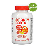 SmartyPants, мультивитамины для детей с омега-3, 120 жевательных таблеток