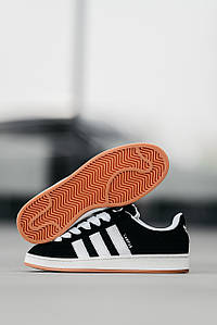 Чоловічі Кросівки Adidas Campus Black White 43-44-45