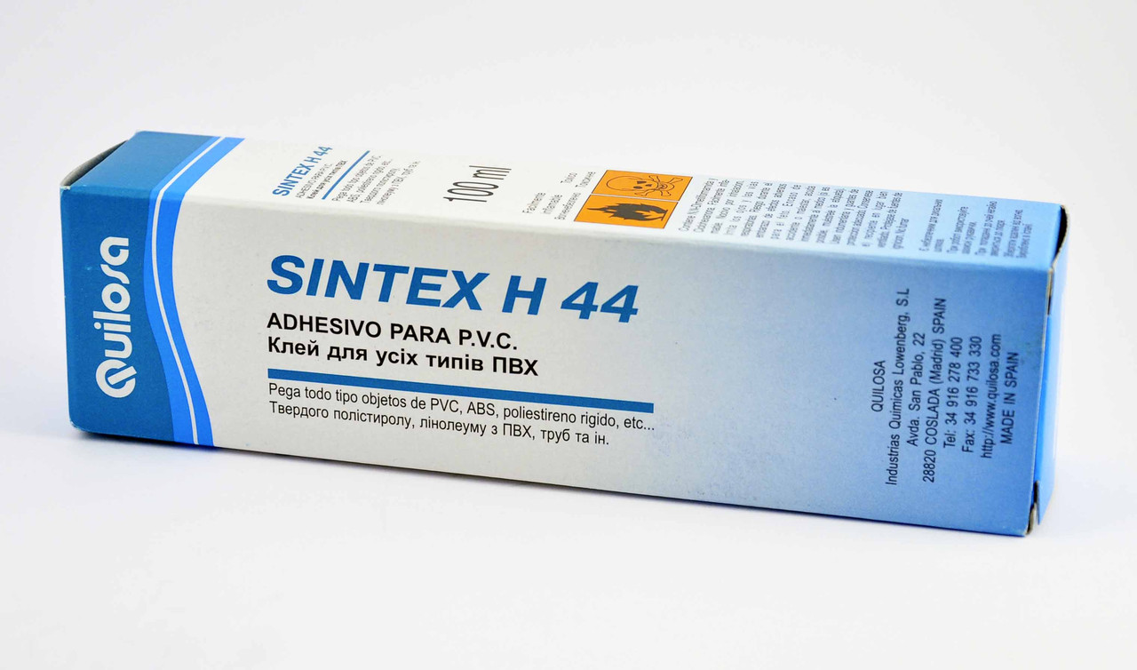 Клей для ПВХ Sintex H 44 (лінолеуму, труб, плитки, зварювання швів та ін. типів ПВХ)